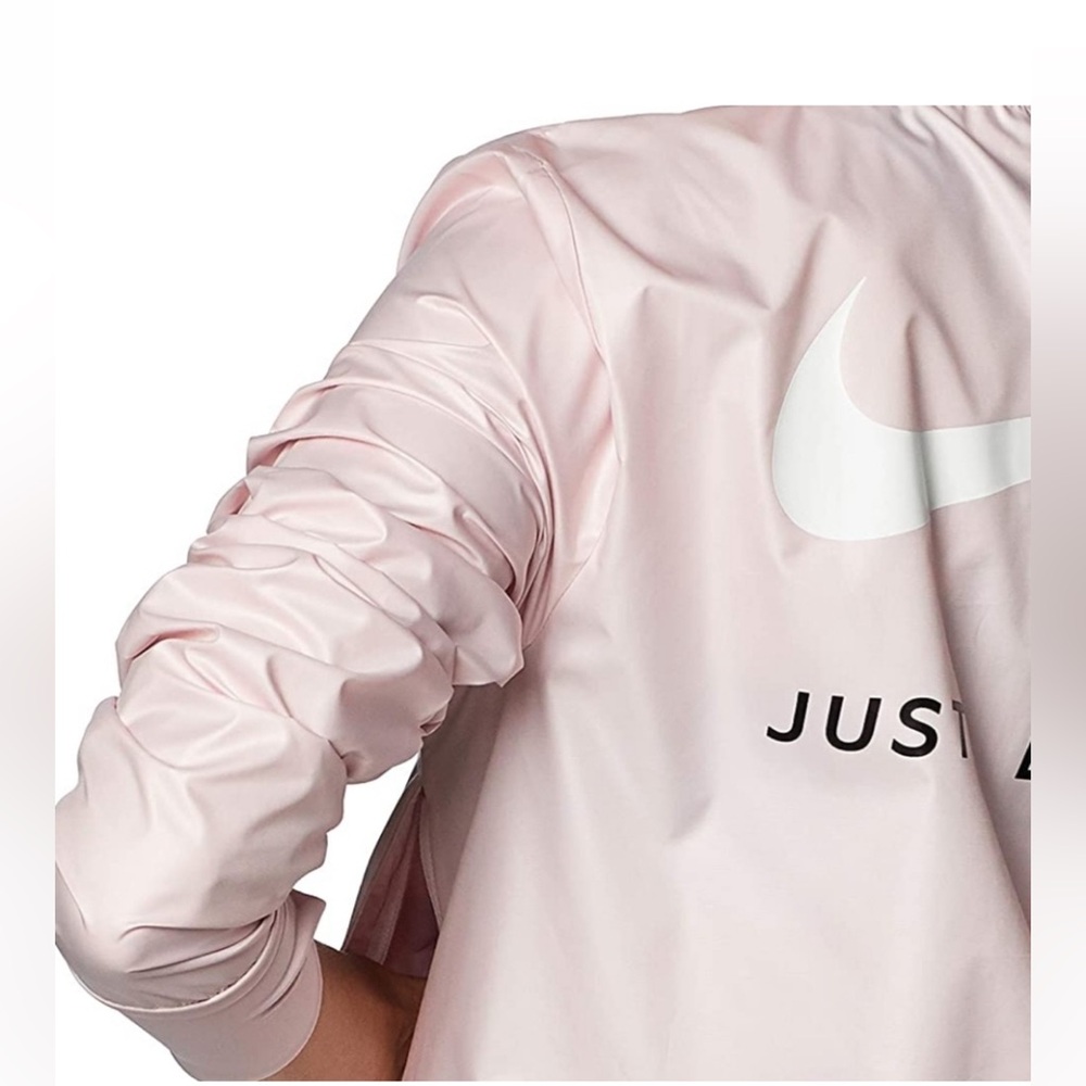 NIKE Pink Bomber Jacket | Sporty Streetwear Lightweight Zip